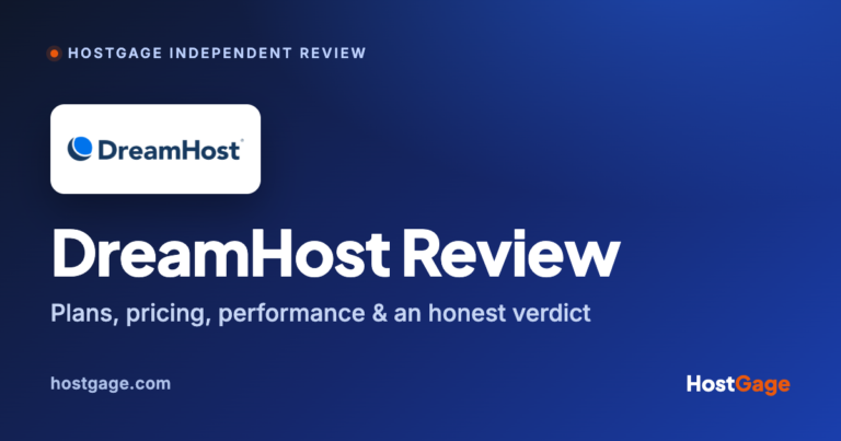 DreamHost review featured image by HostGage