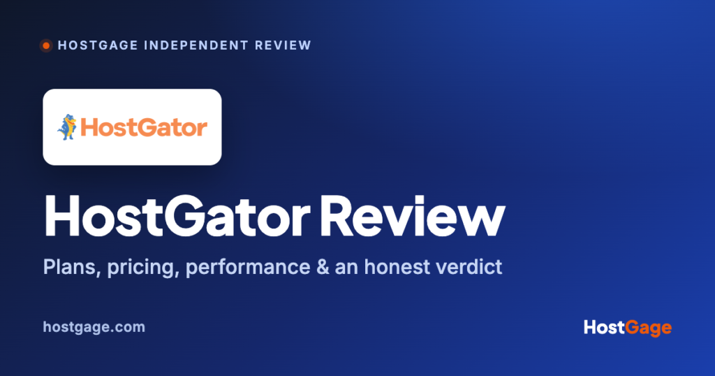 HostGator review by HostGage
