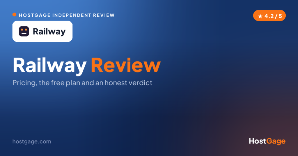 Railway review 2026, hosting a Node.js app, scored 4.2 out of 5